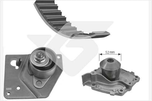 Hutchinson KH 235WP62 - Водна помпа+ к-кт ангренажен ремък vvparts.bg