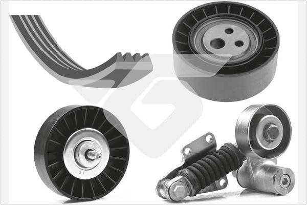 Hutchinson KHV 182 - Комплект пистов ремък vvparts.bg