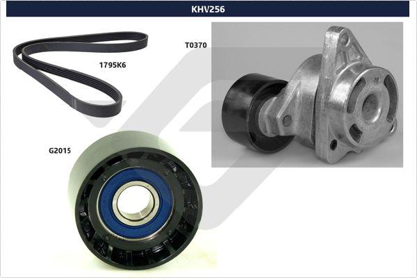 Hutchinson KHV 256 - Комплект пистов ремък vvparts.bg