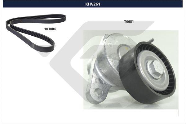 Hutchinson KHV 261 - Комплект пистов ремък vvparts.bg