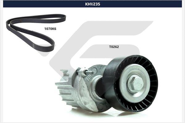 Hutchinson KHV 235 - Комплект пистов ремък vvparts.bg