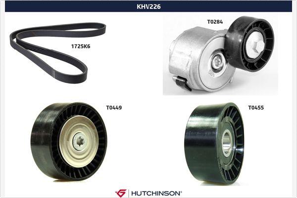 Hutchinson KHV 226 - Комплект пистов ремък vvparts.bg