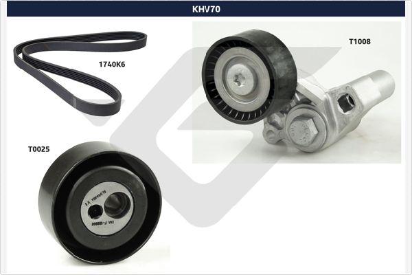 Hutchinson KHV 70 - Комплект пистов ремък vvparts.bg