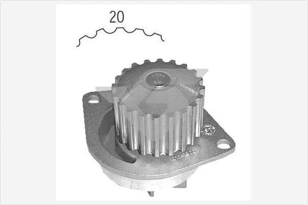 Hutchinson WP0017V - Водна помпа vvparts.bg