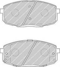 Hyundai 58101-1HA20 - Комплект спирачно феродо, дискови спирачки vvparts.bg