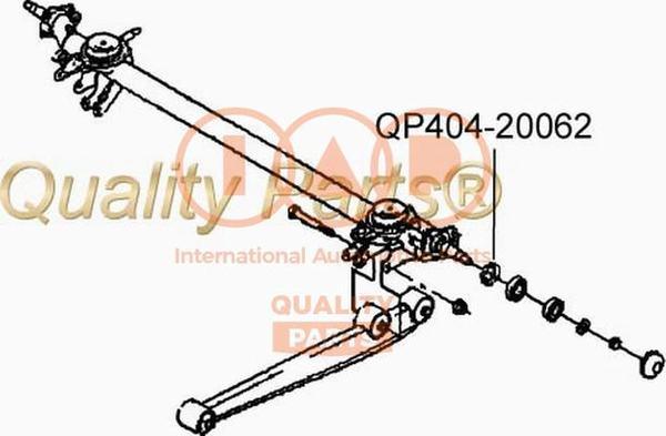 IAP QUALITY PARTS 404-20062 - Семеринг, главина на колелото vvparts.bg