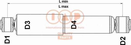 IAP QUALITY PARTS 504-09013G - Амортисьор vvparts.bg