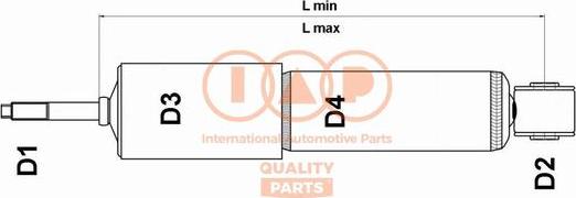 IAP QUALITY PARTS 504-14051H - Амортисьор vvparts.bg