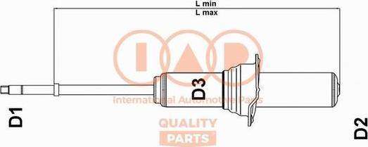 IAP QUALITY PARTS 504-17006 - Амортисьор vvparts.bg