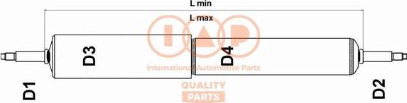 IAP QUALITY PARTS 504-17050 - Амортисьор vvparts.bg