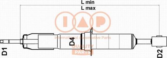 IAP QUALITY PARTS 504-17067 - Амортисьор vvparts.bg