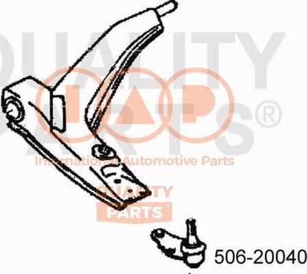 IAP QUALITY PARTS 506-20040 - Шарнири vvparts.bg