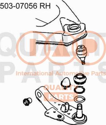 IAP QUALITY PARTS 503-07056 - Носач, окачване на колелата vvparts.bg