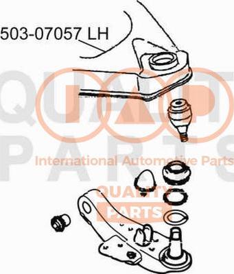 IAP QUALITY PARTS 503-07057 - Носач, окачване на колелата vvparts.bg