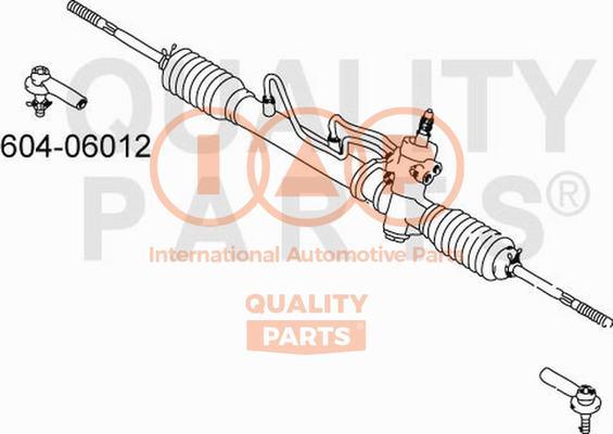 IAP QUALITY PARTS 604-06012 - Накрайник на напречна кормилна щанга vvparts.bg