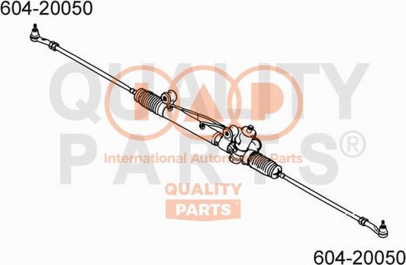 IAP QUALITY PARTS 604-20050 - Накрайник на напречна кормилна щанга vvparts.bg