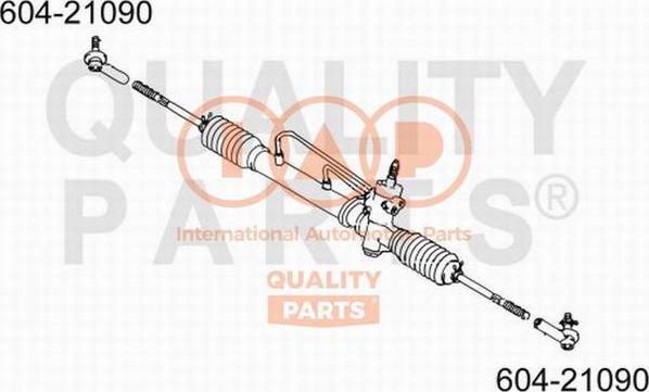 IAP QUALITY PARTS 604-21090 - Накрайник на напречна кормилна щанга vvparts.bg