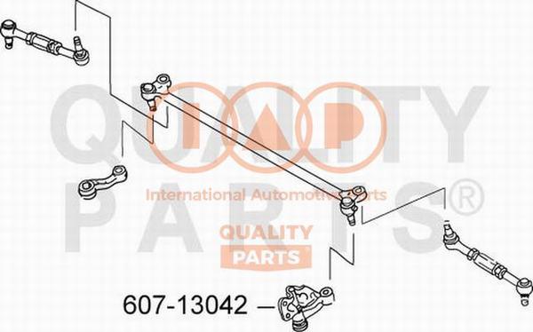 IAP QUALITY PARTS 607-13042 - Паразитен хебел vvparts.bg