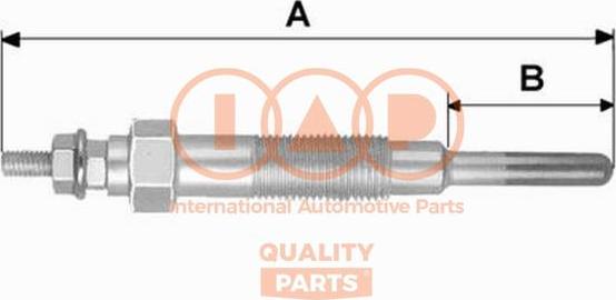 IAP QUALITY PARTS 810-07075P - Подгревна свещ vvparts.bg