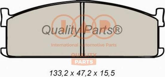 IAP QUALITY PARTS 704-09050 - Комплект спирачно феродо, дискови спирачки vvparts.bg