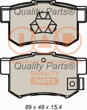 IAP QUALITY PARTS 704-06064 - Комплект спирачно феродо, дискови спирачки vvparts.bg