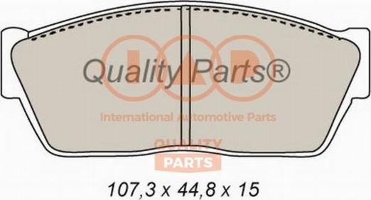 IAP QUALITY PARTS 704-06011 - Комплект спирачно феродо, дискови спирачки vvparts.bg