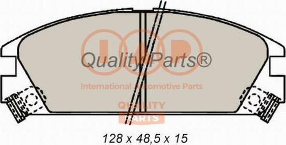 IAP QUALITY PARTS 704-06030 - Комплект спирачно феродо, дискови спирачки vvparts.bg