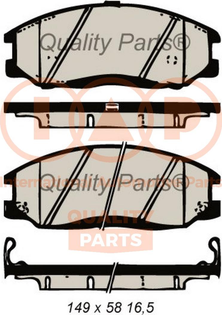 Pex 7627 - Комплект спирачно феродо, дискови спирачки vvparts.bg