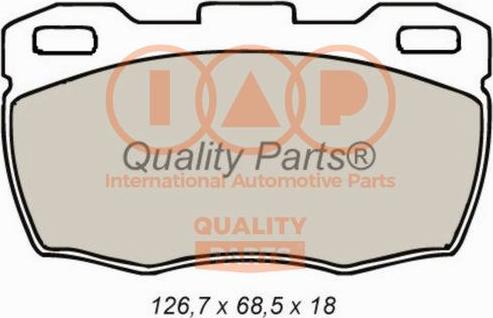 IAP QUALITY PARTS 704-14032 - Комплект спирачно феродо, дискови спирачки vvparts.bg