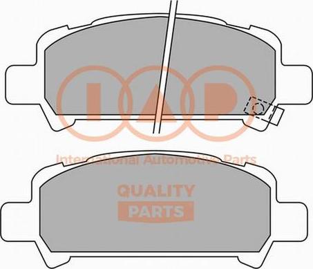 IAP QUALITY PARTS 704-15051P - Комплект спирачно феродо, дискови спирачки vvparts.bg