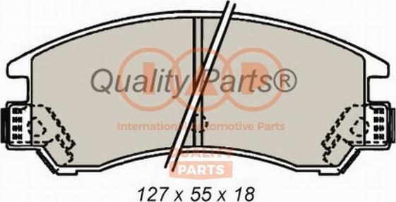 IAP QUALITY PARTS 704-15021 - Комплект спирачно феродо, дискови спирачки vvparts.bg