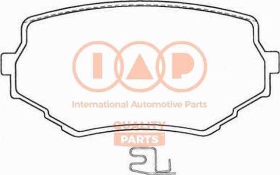 IAP QUALITY PARTS 704-16052P - Комплект спирачно феродо, дискови спирачки vvparts.bg