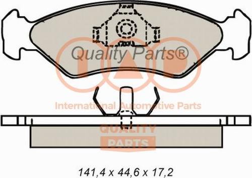 IAP QUALITY PARTS 704-11012 - Комплект спирачно феродо, дискови спирачки vvparts.bg