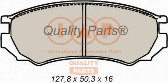 IAP QUALITY PARTS 704-13080 - Комплект спирачно феродо, дискови спирачки vvparts.bg