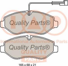 IAP QUALITY PARTS 704-13171X - Комплект спирачно феродо, дискови спирачки vvparts.bg