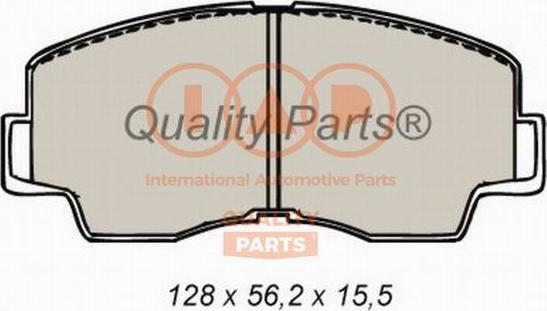 IAP QUALITY PARTS 704-12102 - Комплект спирачно феродо, дискови спирачки vvparts.bg