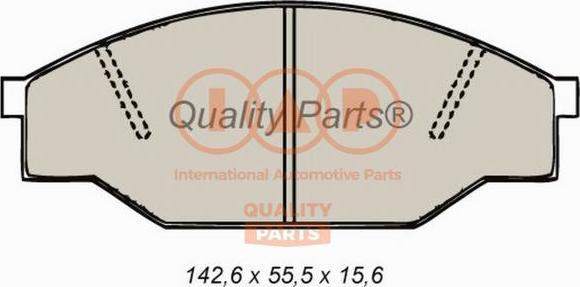 IAP QUALITY PARTS 704-17061X - Комплект спирачно феродо, дискови спирачки vvparts.bg