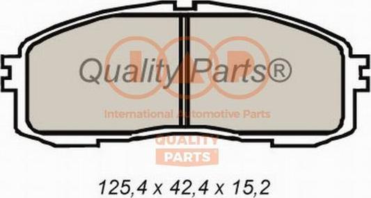 IAP QUALITY PARTS 704-17067 - Комплект спирачно феродо, дискови спирачки vvparts.bg