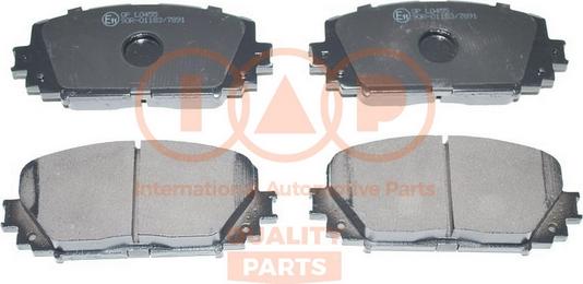 IAP QUALITY PARTS 704-17009 - Комплект спирачно феродо, дискови спирачки vvparts.bg