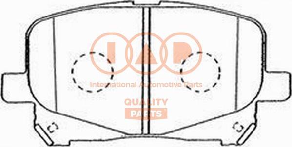 IAP QUALITY PARTS 704-17072P - Комплект спирачно феродо, дискови спирачки vvparts.bg