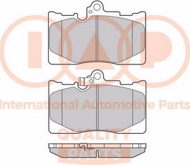 IAP QUALITY PARTS 704-17113X - Комплект спирачно феродо, дискови спирачки vvparts.bg