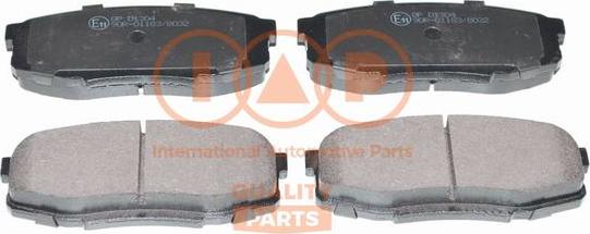 IAP QUALITY PARTS 704-17211X - Комплект спирачно феродо, дискови спирачки vvparts.bg