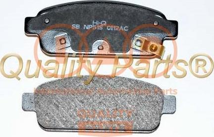 IAP QUALITY PARTS 704-20102 - Комплект спирачно феродо, дискови спирачки vvparts.bg