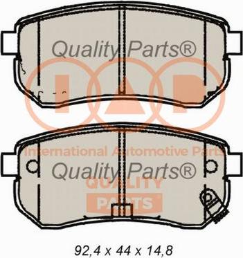 IAP QUALITY PARTS 704-21091 - Комплект спирачно феродо, дискови спирачки vvparts.bg