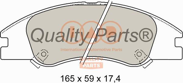 IAP QUALITY PARTS 704-21042G - Комплект спирачно феродо, дискови спирачки vvparts.bg