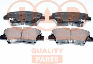 IAP QUALITY PARTS 704-21177X - Комплект спирачно феродо, дискови спирачки vvparts.bg