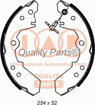 IAP QUALITY PARTS 705-09020 - Комплект спирачна челюст vvparts.bg