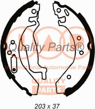 IAP QUALITY PARTS 705-06021 - Комплект спирачна челюст vvparts.bg