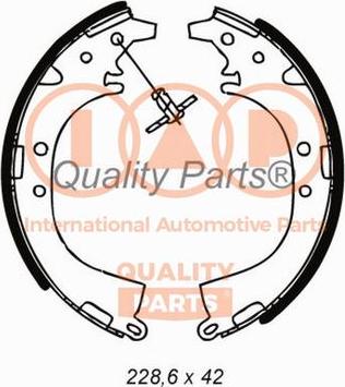 IAP QUALITY PARTS 705-03097 - Комплект спирачна челюст vvparts.bg