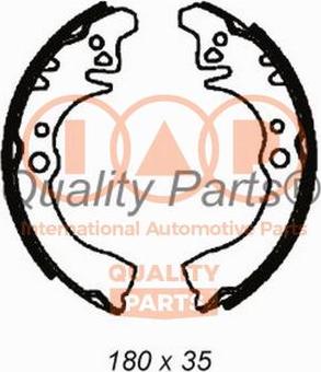IAP QUALITY PARTS 705-03040 - Комплект спирачна челюст vvparts.bg